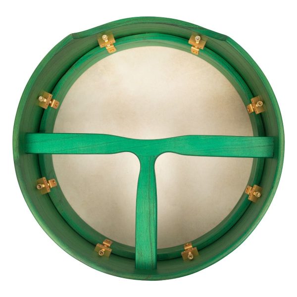 Heartland 16″x 4″ Tunable Bodhran T Bar Deep Tune Green