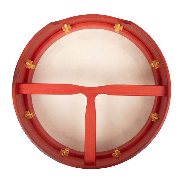 Heartland 16″x 4″ Tunable Bodhran T Bar Deep Tune Red