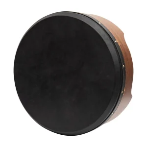 Heartland 16″x 4″ Tunable Bodhran T Bar Deep Tune Rosewood Black Skin