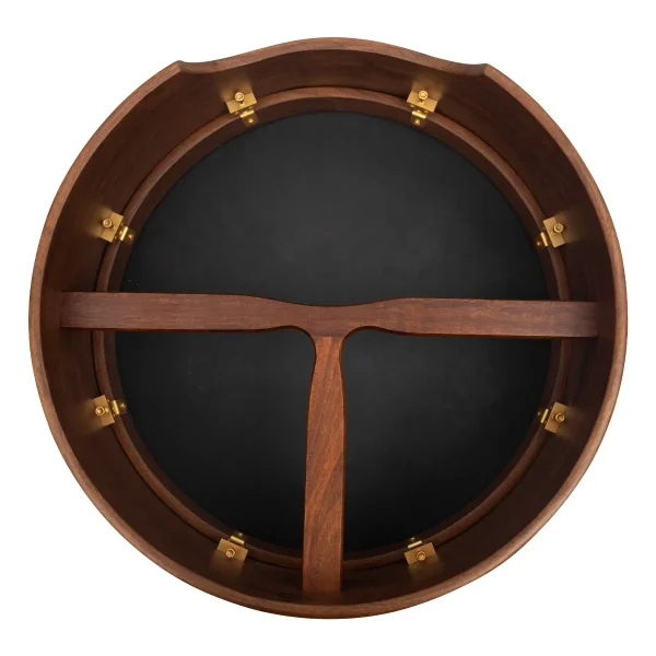 Heartland 16″x 4″ Tunable Bodhran T Bar Deep Tune Rosewood Black Skin