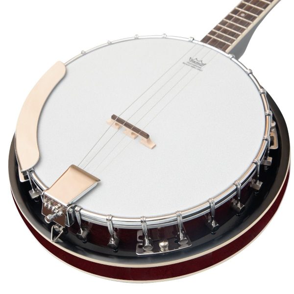 Heartland 4 String Tenor Banjo 19 Fret 24 Bracket