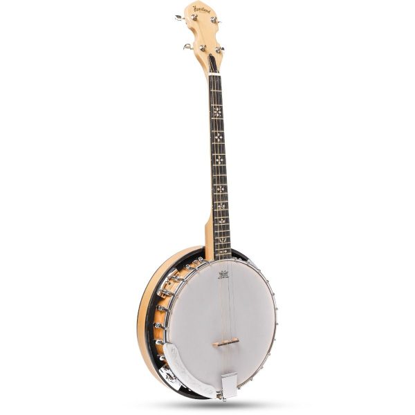 Heartland Deluxe 4 String Tenor Banjo 19 Fret 24 Bracket Maple