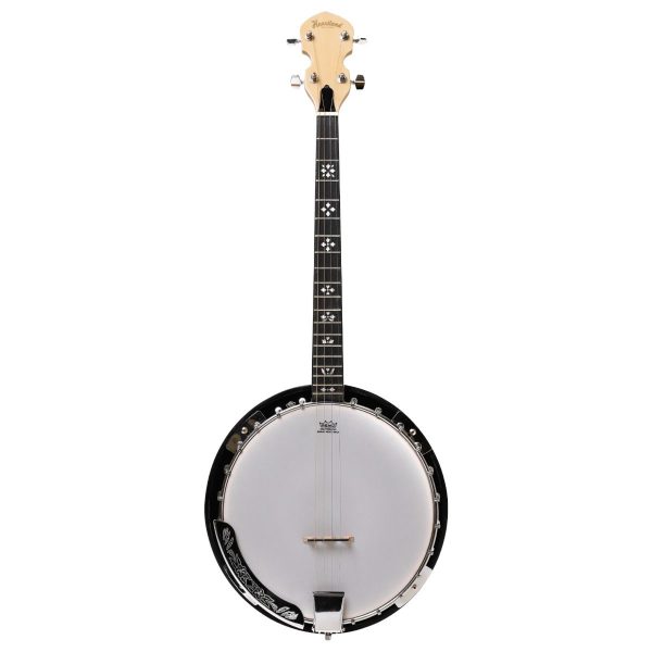 Heartland Deluxe 4 String Tenor Banjo 19 Fret 24 Bracket Maple