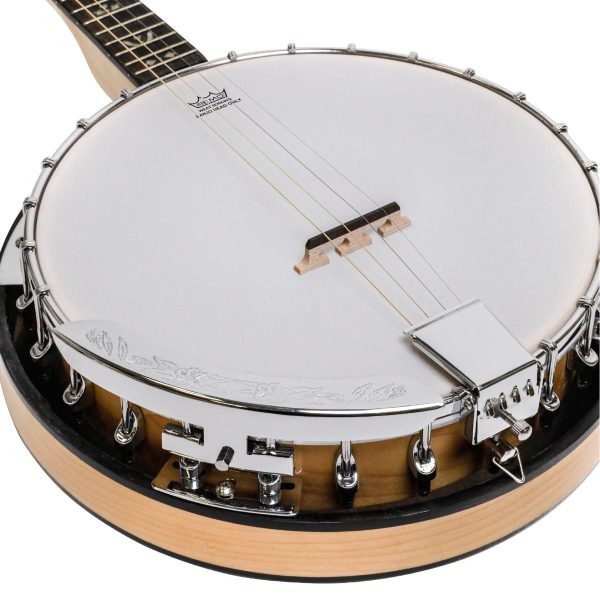 Heartland Deluxe 4 String Tenor Banjo 19 Fret 24 Bracket Maple