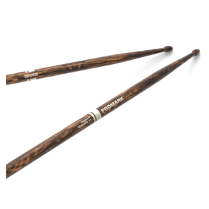 Promark Rebound 7A FireGrain Hickory Drumsticks Acorn Wood Tip