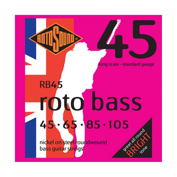 Rotosound RB45 Nickel Bass Guitar Strings 45-105