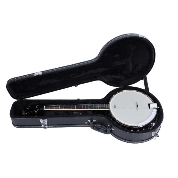 Trax 19 Fret Tenor Banjo Wood Case