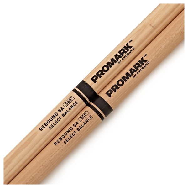 Promark Rebound 5A Hickory Drumsticks Acorn Wood Tip