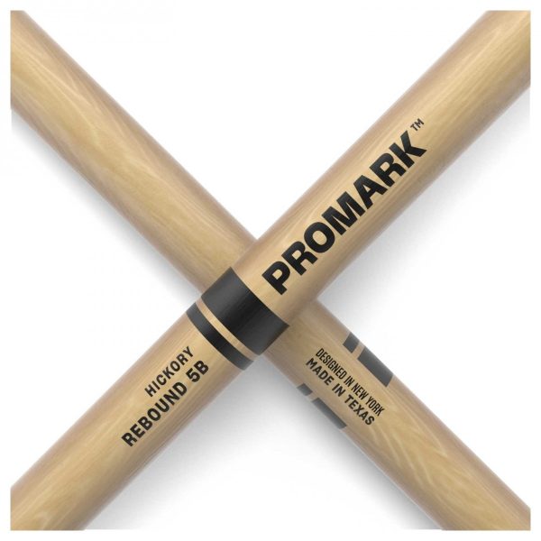 Promark Rebound 5B Hickory Drumsticks Acorn Wood Tip