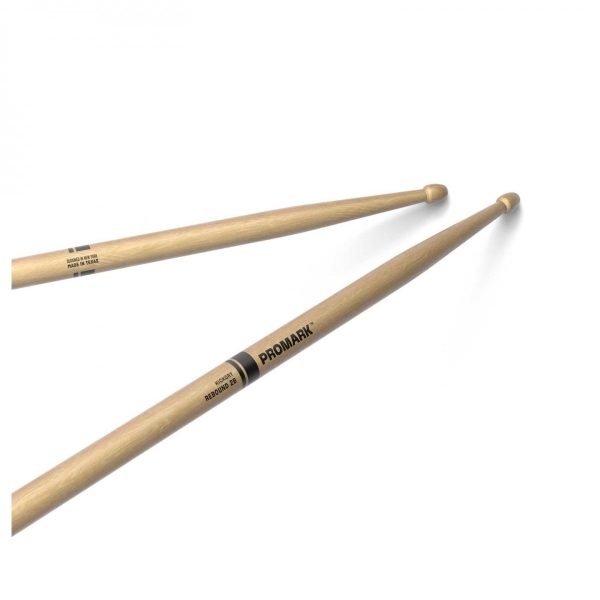 Promark Rebound 2B Hickory Drumsticks Acorn Wood Tip