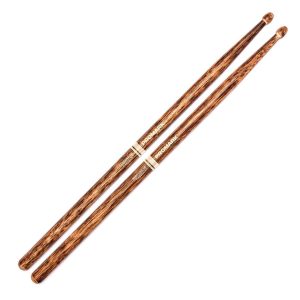 Promark Rebound 5B FireGrain Hickory Drumsticks Acorn Wood Tip