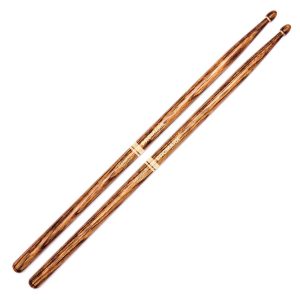 Promark Rebound 5A FireGrain Hickory Drumsticks Acorn Wood Tip