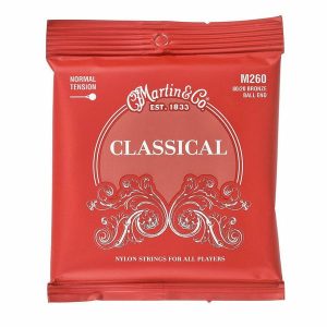 Martin M260 Ball End Classical Guitar Strings Bronze