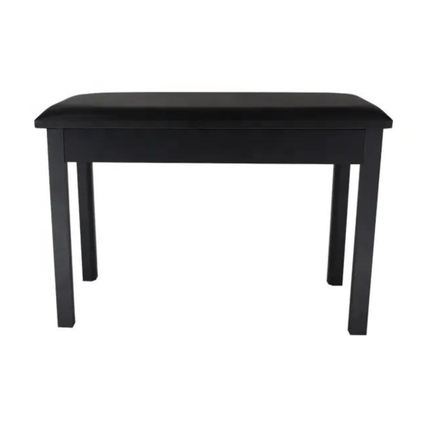 Trax Piano Stool with Storage Black