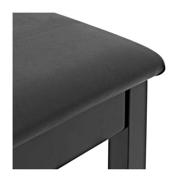 Trax Piano Stool with Storage Black