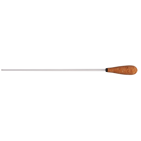 Montford Conductor Baton 12" White Lacquer Cork Taper