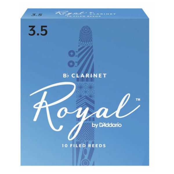 Royal Bb Clarinet Reeds Strength 3.5 10 Pack