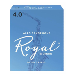 Royal Alto Saxophone Reeds Strength 4 10 Pack