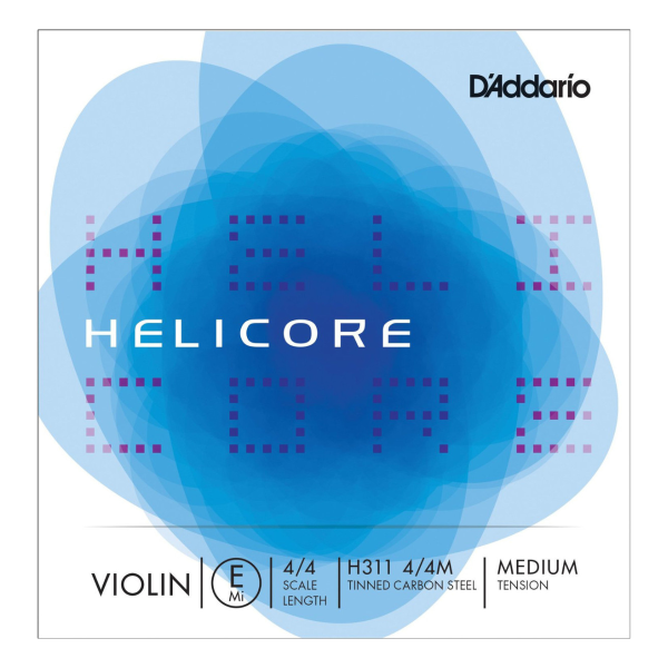 Daddario Helicore Violin E String 4/4 Size Medium