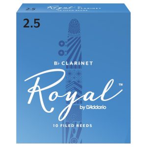 Royal Bb Clarinet Reeds Strength 2.5 10 Pack
