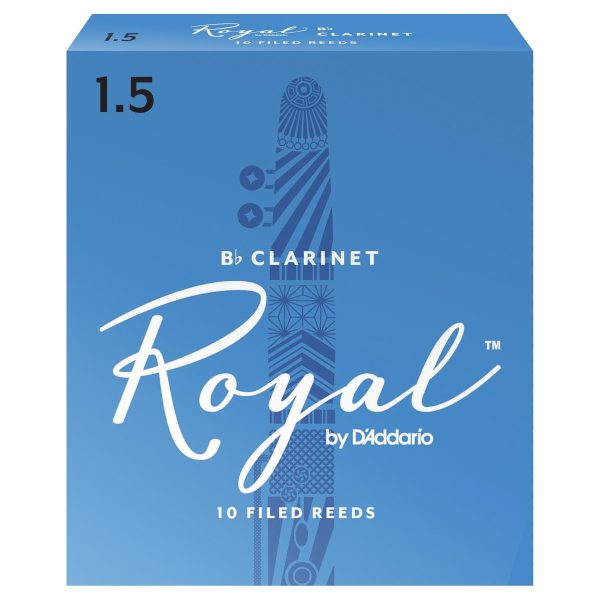 Royal Bb Clarinet Reeds Strength 1.5 10 Pack