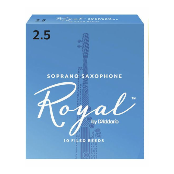 Royal Soprano Saxophone Reeds Strength 2.5 10 Pack