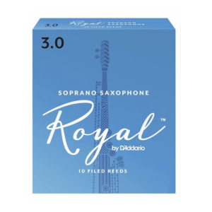 Royal Soprano Saxophone Reeds Strength 3 10 Pack