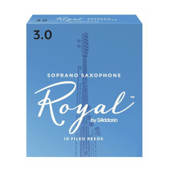 Royal Soprano Saxophone Reeds Strength 3 10 Pack