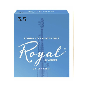 Royal Soprano Saxophone Reeds Strength 3.5 10 Pack