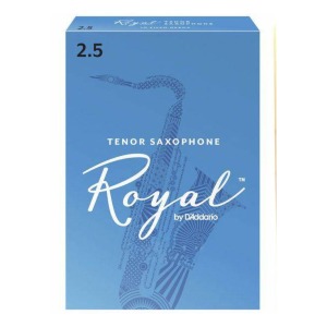Royal Tenor Saxophone Reeds Strength 2.5 10 Pack
