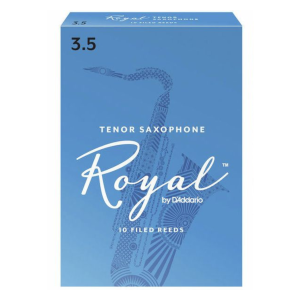 Royal Tenor Saxophone Reeds Strength 3.5 10 Pack