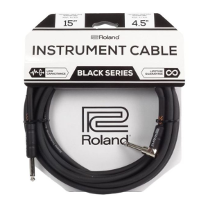 Roland RICB15A Angled/Straight Instrument Cable 15ft/4.5m