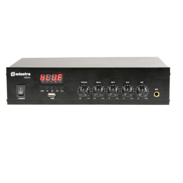 QTX DM40 Mixer Amplifier with USB/FM/Bluetooth