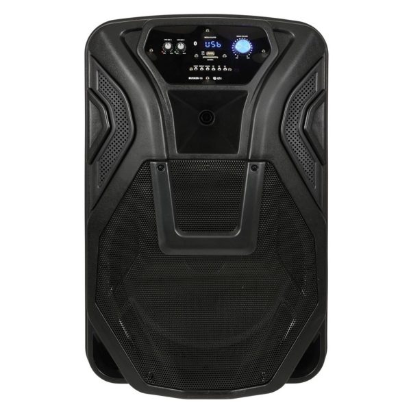 QTX Busker 15 PA with VHF Microphones Media Player & Bluetooth