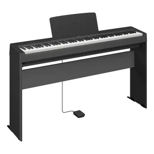 Yamaha P145 Digital Piano Black w/L100 Piano Stand