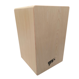 Trax Cajon Drum Natural w/Bag & Pad