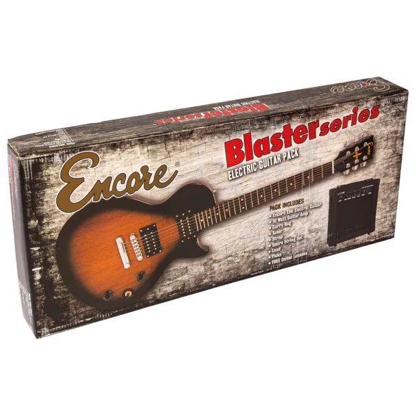 Encore Blaster E90 Electric Guitar Pack Gloss Black