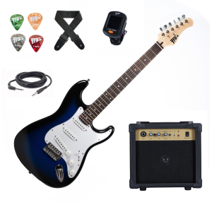 Trax ST1 Electric Guitar Pack Blue