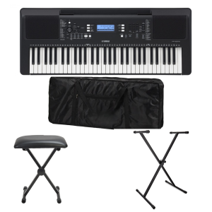 Yamaha PSR E373 Portable Keyboard Deluxe Bundle