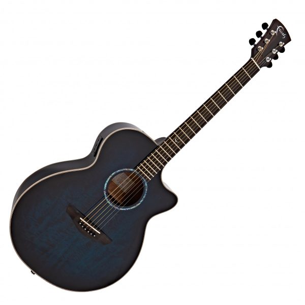 Faith Venus Blue Moon Electro Acoustic Guitar Blue Moon Burst