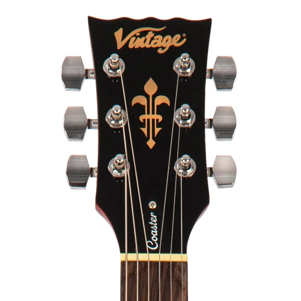Vintage V10 Coaster Series Electric Guitar Cherry Sunburst