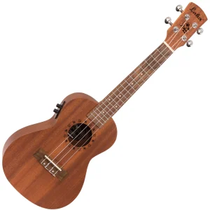 Laka VUC10EA Mahogany Series Electro Acoustic Ukulele & Carry Bag Concert