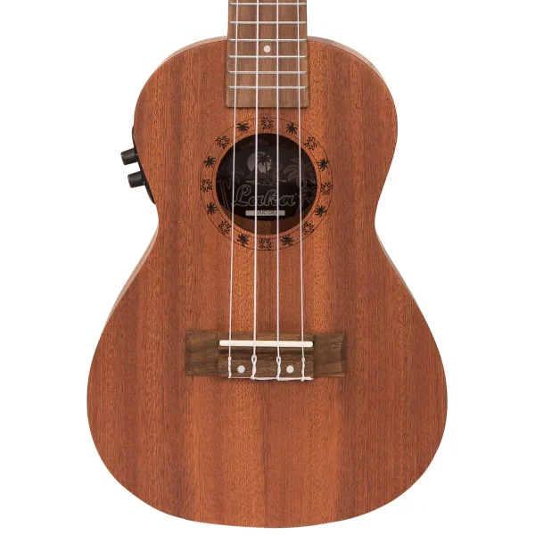 Laka VUC10EA Mahogany Series Electro Acoustic Ukulele & Carry Bag Concert