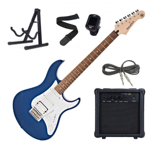 Yamaha Pacifica 012 Blue Guitar Pack with 10 Watt Amplifier