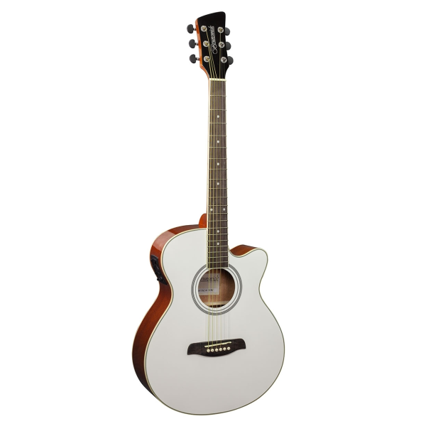 Brunswick BTK50MW Electro Acoustic Guitar White