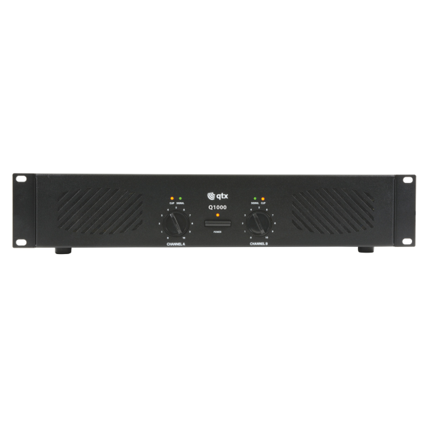 QTX Q1000 Q Series Stereo Power Amplifier 1000 Watt