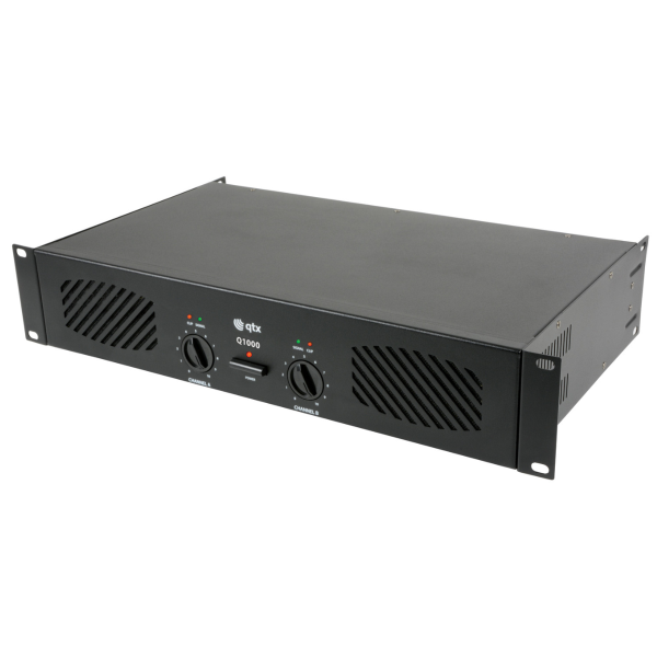 QTX Q1000 Q Series Stereo Power Amplifier 1000 Watt