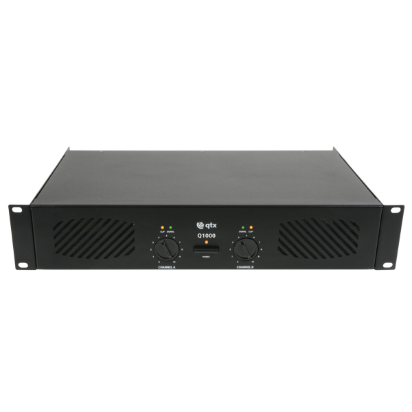 QTX Q1000 Q Series Stereo Power Amplifier 1000 Watt