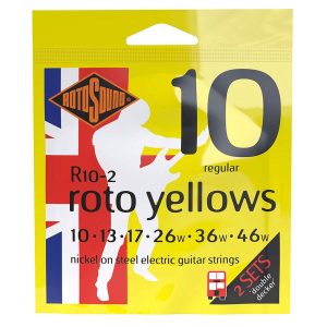 Rotosound R10-2 Regular Electric Guitar Strings 2 Pack 10-46