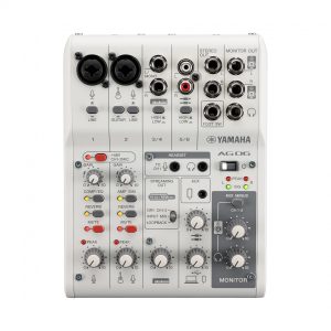 Yamaha AG06 MK2 6 Channel Mixer with USB Interface White